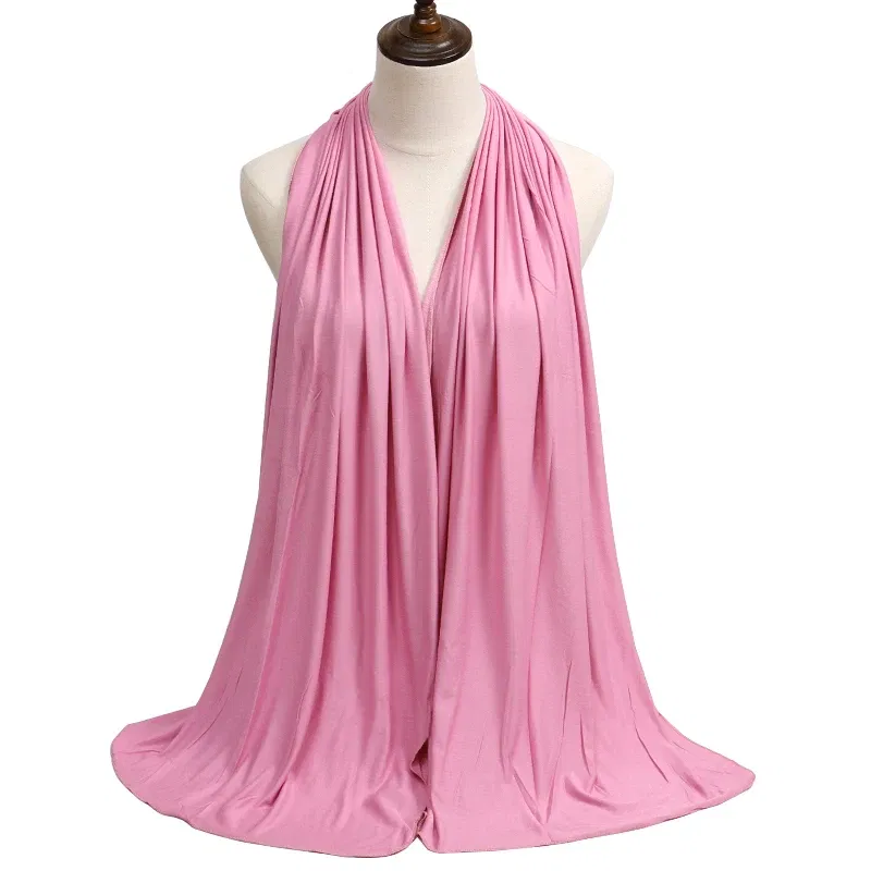 Color: Cream, Ships From: CHINA - New Jersey Womens Muslim Ramadan Fashion Modal Cotton Jersey Hijab Womens High Quality Solid Color Soft Hijab Long African Scarf
