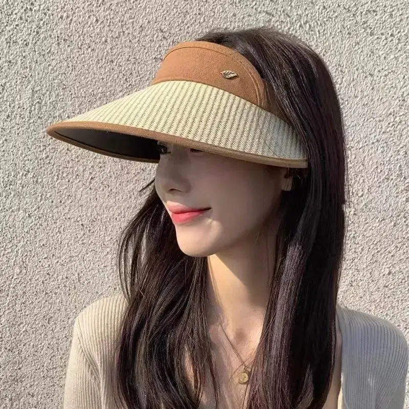 Color: Red, Size: One Size - UV Protection Sun Hat Quick Drying Hat Summer Sports Tennis Golf Empty Top Hat Adjustable Men Women Hat Straw Hat