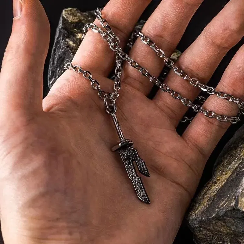 Anime Jujutsu Kaisen Cosplay Accessories Cosplay Inumaki Toge Jewelry Wholesale Pendant Necklace for Men Jewelry for Party Gift