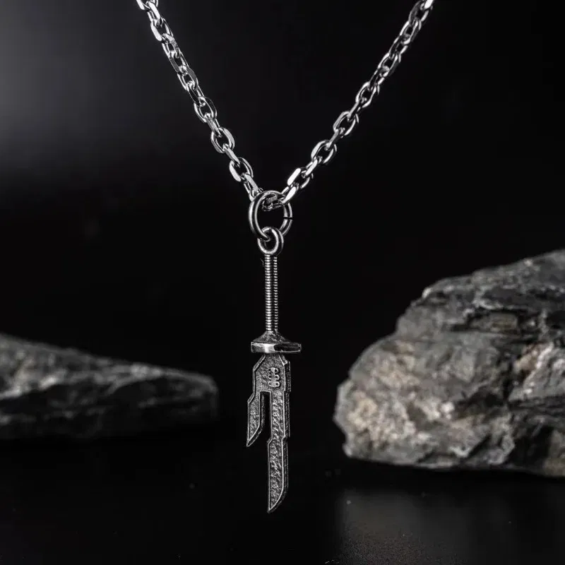 Anime Jujutsu Kaisen Cosplay Accessories Cosplay Inumaki Toge Jewelry Wholesale Pendant Necklace for Men Jewelry for Party Gift