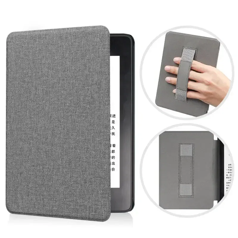 Color: GRAY, Size: EIGHTEEN - Handle Case for Kindle Paperwhite 2022 2021 Pouch 1 2 3 4 5 6 7 8 9 10th 11th Generation 6/6.8 Inch 2019 2018 Protective Cover