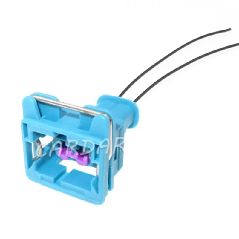 Color: black - 1 Set 2 Pin 240PC02S6001 Blue Car Wiring Connector Auto Plastic Housing Sealed Plug Automobile Electric Wire Socket AC Assembly