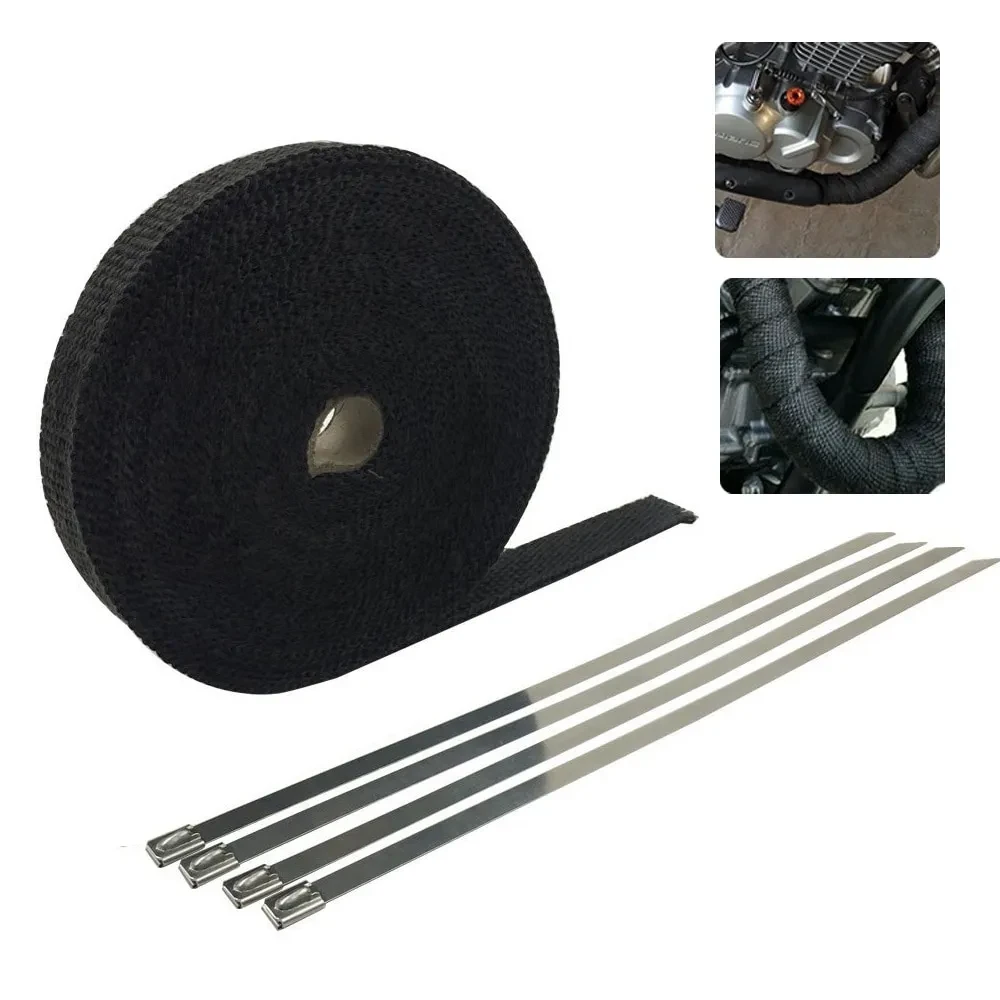 Black Exhaust Wrap