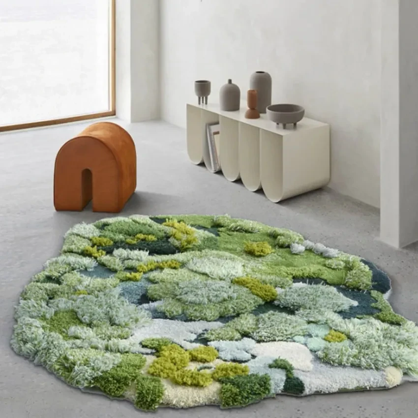 Green Wool Rug