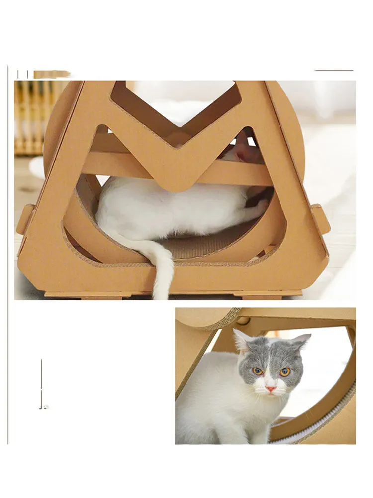 Cardboard Cat Wheel