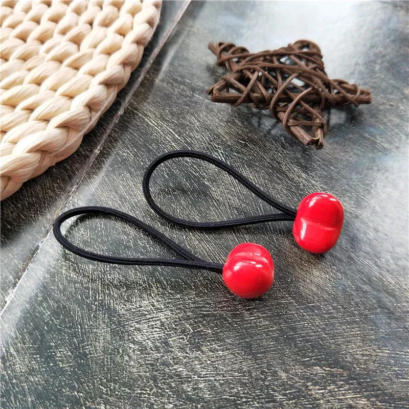 Color: Dark Grey - 2PCS New Cartoon Cute Rabbit Bear Princess Headwear Kids Elastic Hair Bands Children Ropes Girls Accessories Baby Headdress