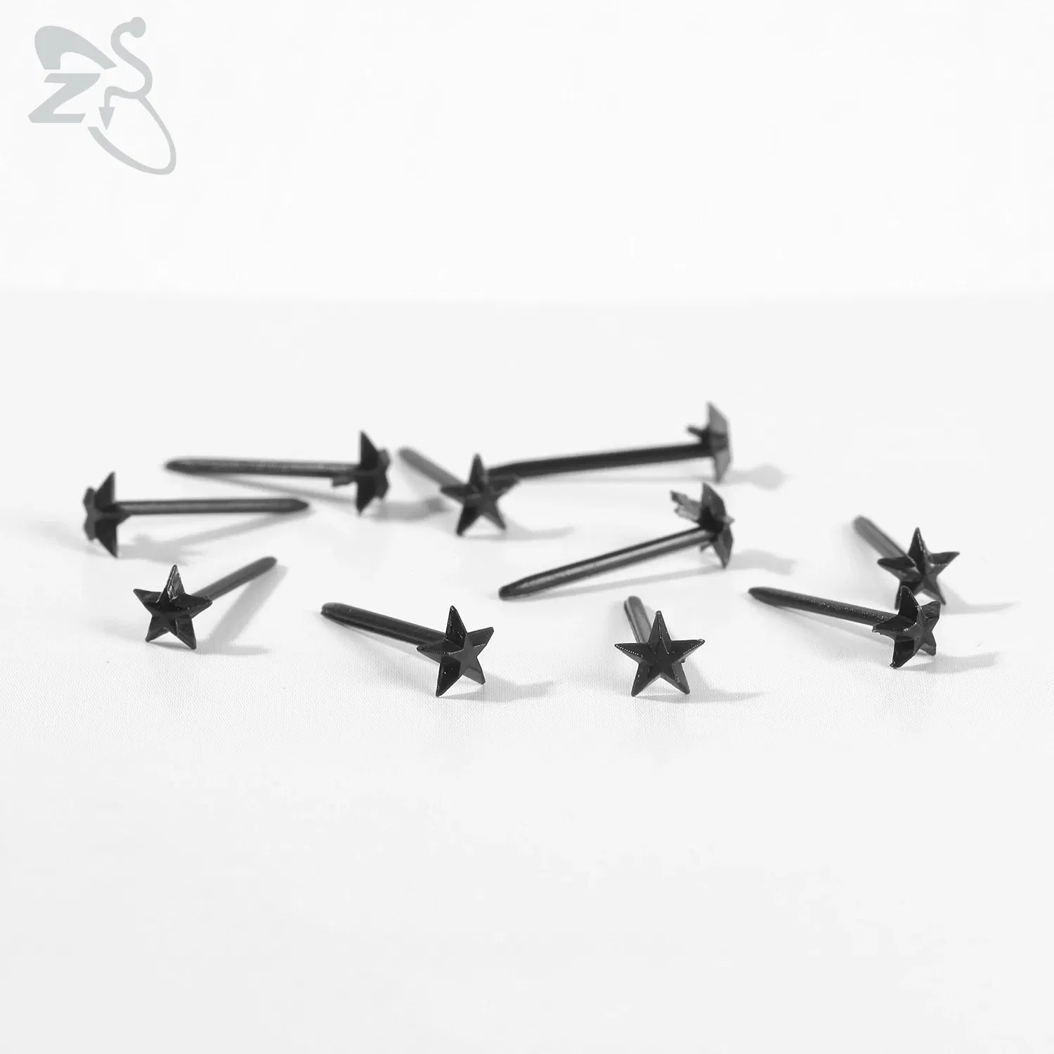 Metal Color: SILVER PLATED - ZS 10-50pcs/lot Colorful Acrylic Stud Earring Invisible Transparent  Anti-allergy Ear Pin 20G Star Ball Curing Ear Hole Retainer