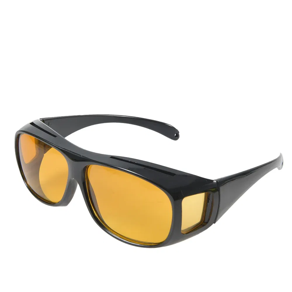 Color Name: Gold - Car Night Vision Sunglasses Night Driving Glasses Driver Goggles Unisex Sun Glasses UV Protection    Sunglasses