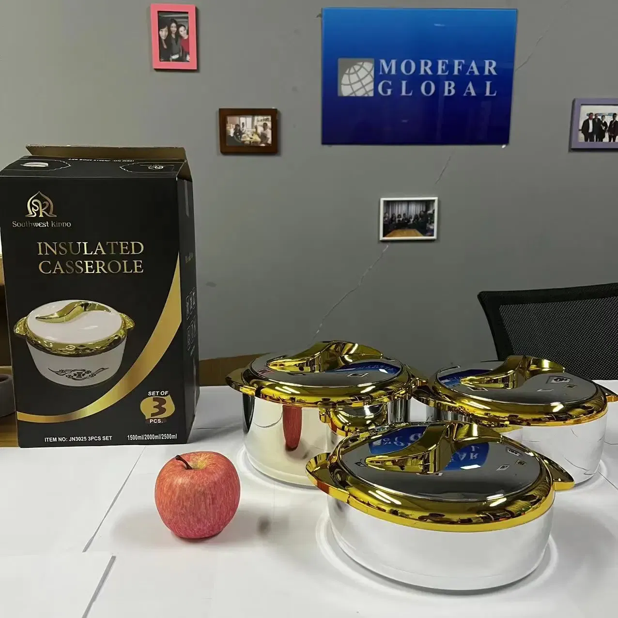 Color: WHITE, Ships From: CHINA - 3Pcs/Set 1.5/2/2.5L  Hot Pot Box Durable and Versatile Plastic Lunchboxes for Food Warmer Fresh Preservation Heat  Ramadan Event