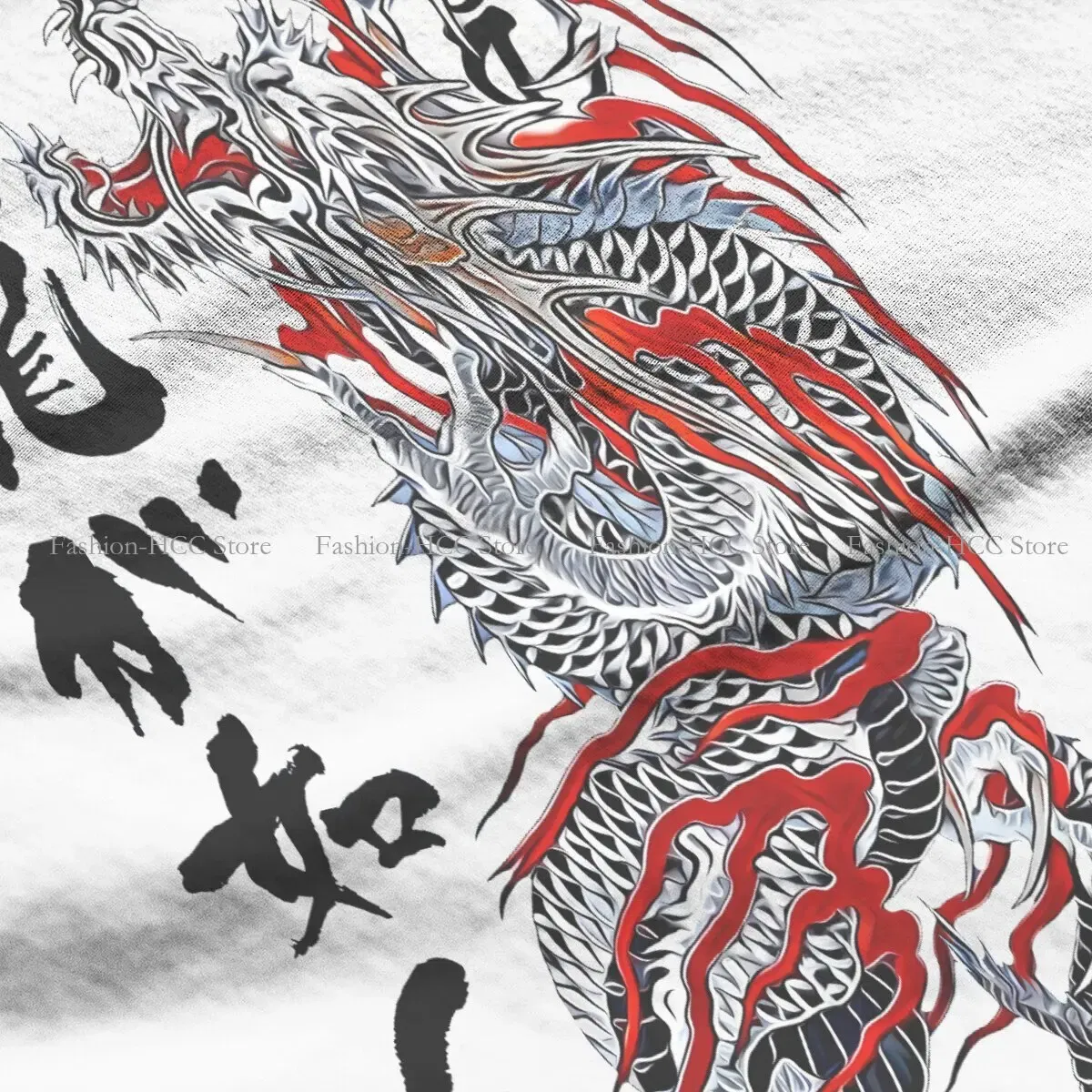 Color: WHITE, Size: L - Ryu Ga Gotoku Classic Style Polyester TShirt Yakuza Kiwami Dragon Top Quality Creative Graphic T Shirt Short Sleeve