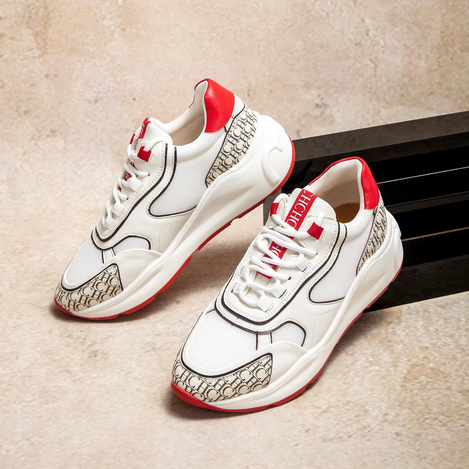 Color: Beige, Shoe Size: 36 - Alphabet Print Design New Women's Flat Shoes Simple Versatile Lightweight Comfortable Fashion Women's Casual Shoes