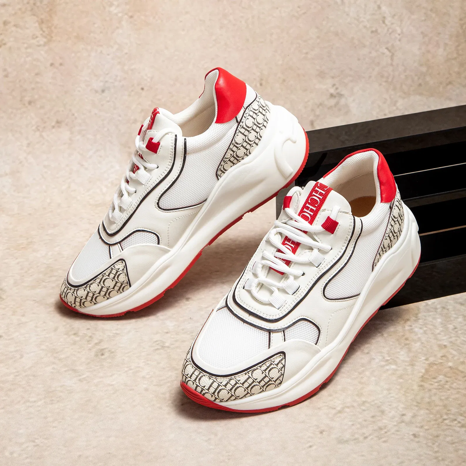 Color: Beige, Shoe Size: 36 - Alphabet Print Design New Women's Flat Shoes Simple Versatile Lightweight Comfortable Fashion Women's Casual Shoes