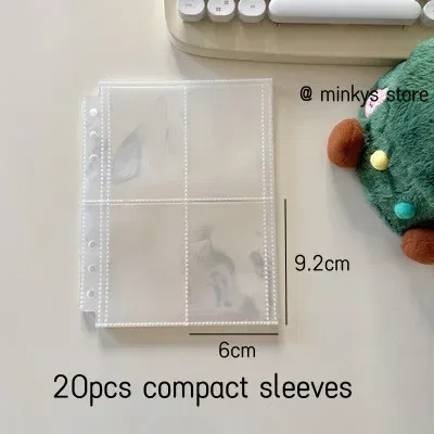 Color: Chocolate - MINKYS PU Leather Silver A5 Kpop Photocards Collect Binder idol Photo Card Book Idol Storage Album Stationery