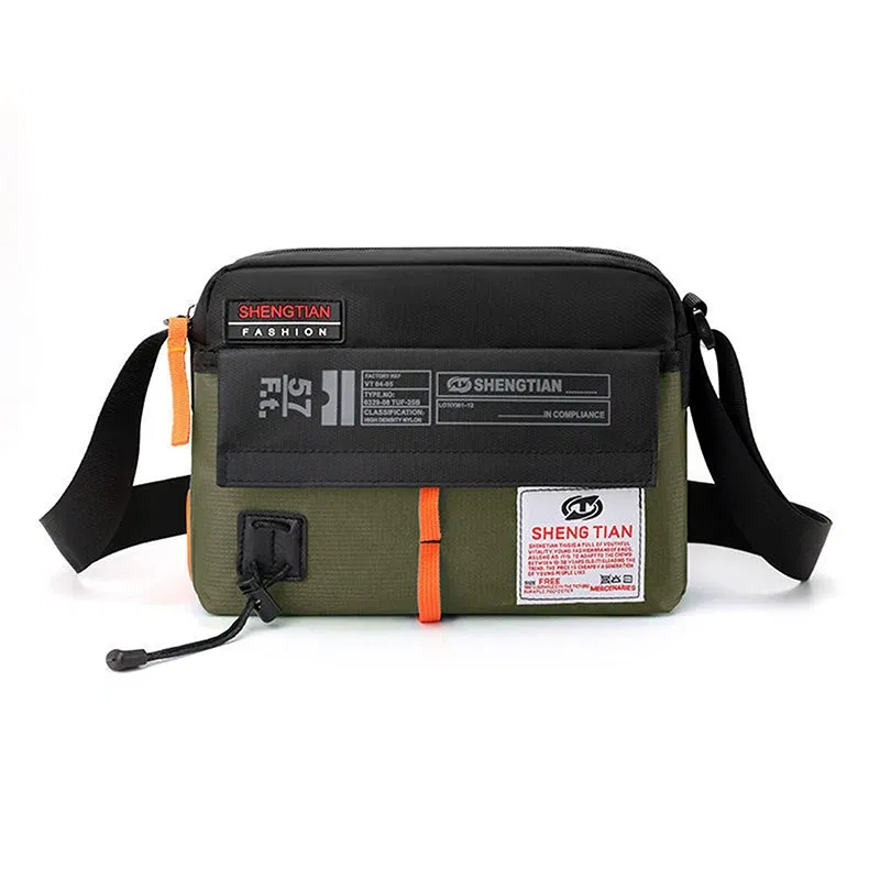 Color: Blue - The New Single Shoulder Bag Outside The Casual Crossbody Bag Fashion Fashion Hand Nylon Color Bag Trendy Mini Small Backpack