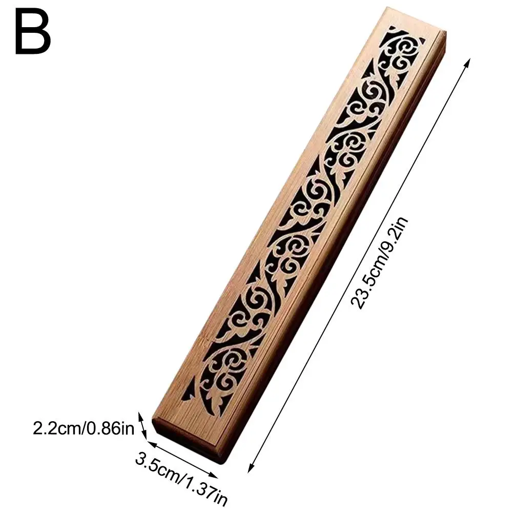 Color: WHITE, Ships From: CN - Natural Bamboo Board Incense Holder Anti-Ash Flying Incense Stick Holder Japanese Style Bamboo Incense Ash Catcher