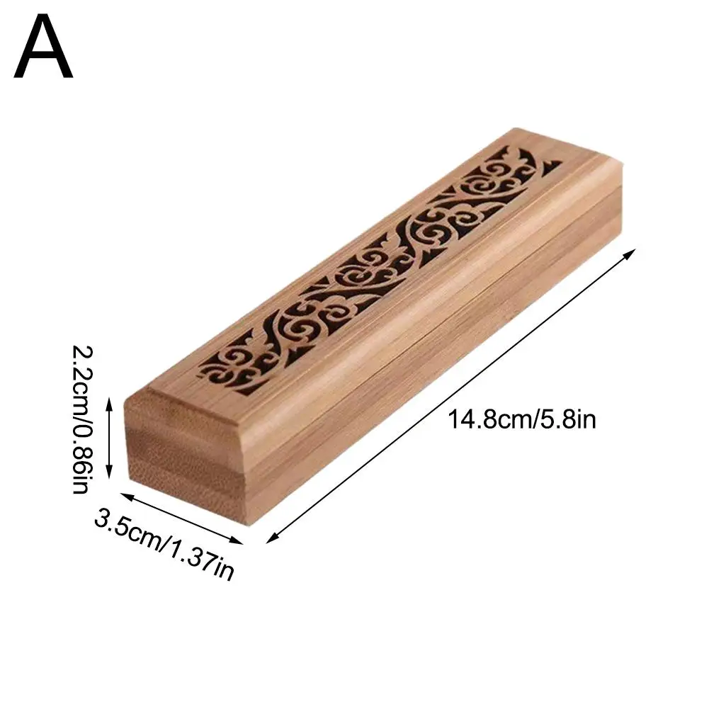 Color: WHITE, Ships From: CN - Natural Bamboo Board Incense Holder Anti-Ash Flying Incense Stick Holder Japanese Style Bamboo Incense Ash Catcher