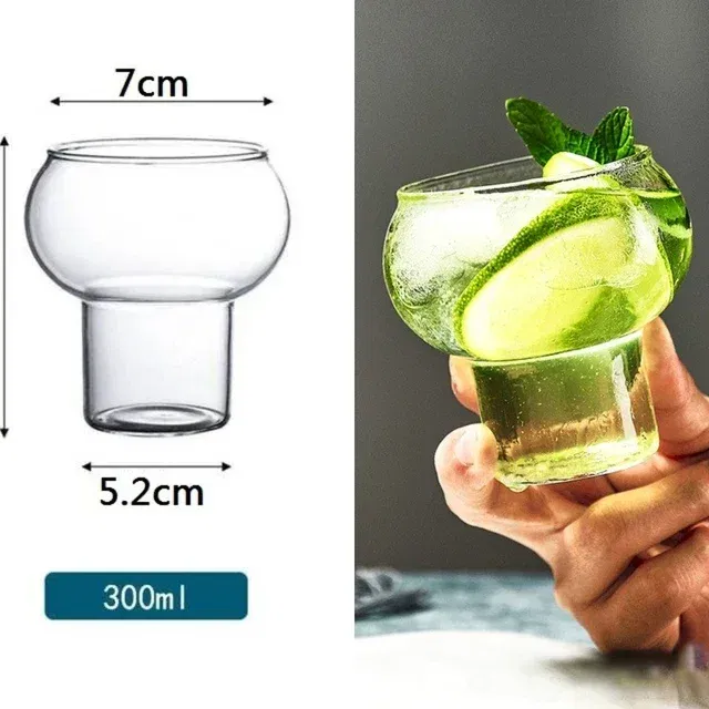 Color: Orange, Capacity: 301-400ml - Transparent Heat Resistant Glass Coffee Mug Glass  Latte Cup Breakfast Mug Milk Water Cocktail Glass Cup Beer Drinking Glasses
