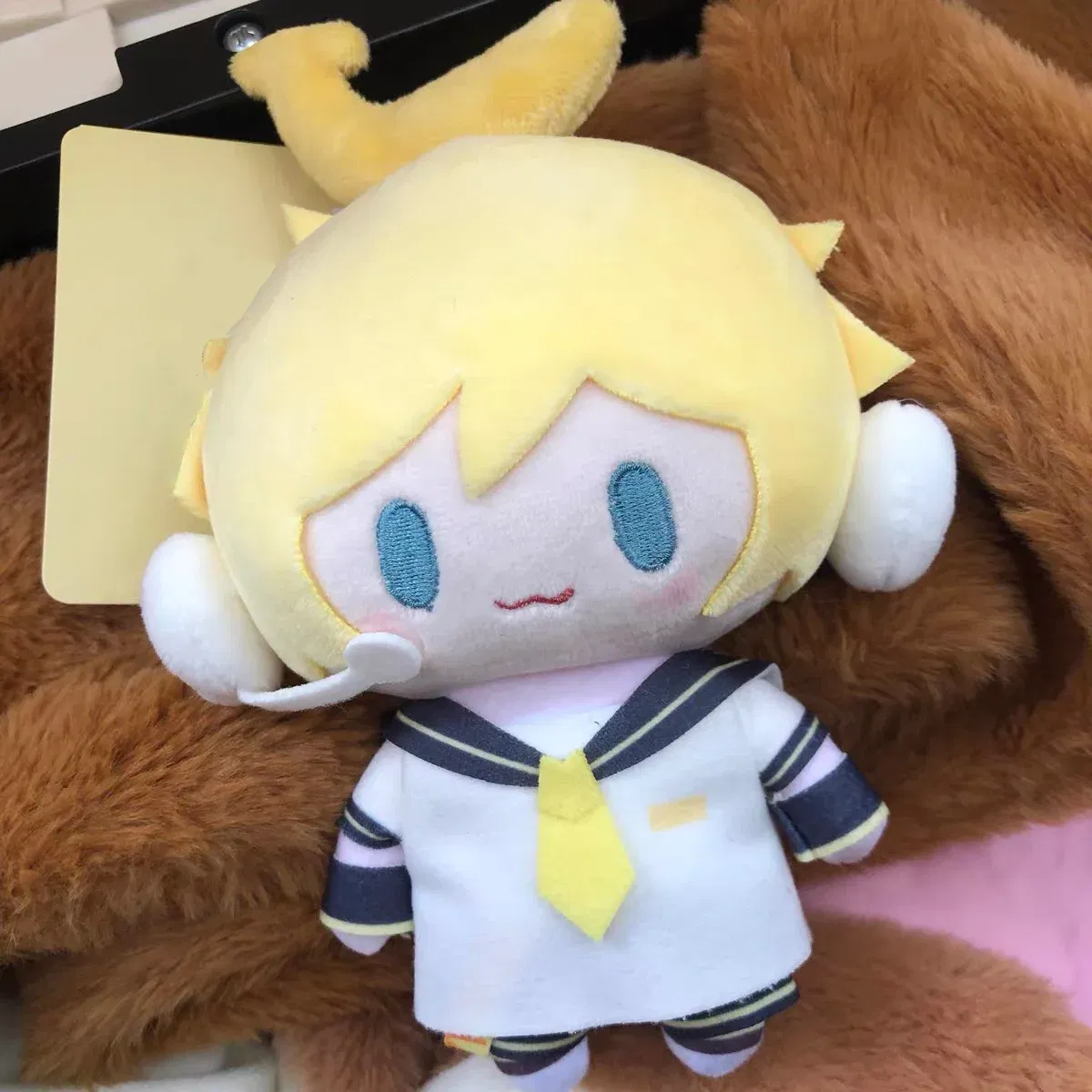 Color: Gold - 15cm Hatsune Miku Kawaii Q Version Figure Plush Doll Anime Peripheral Plush Stuffed Toy Collection Model Ornament Toys Gifts