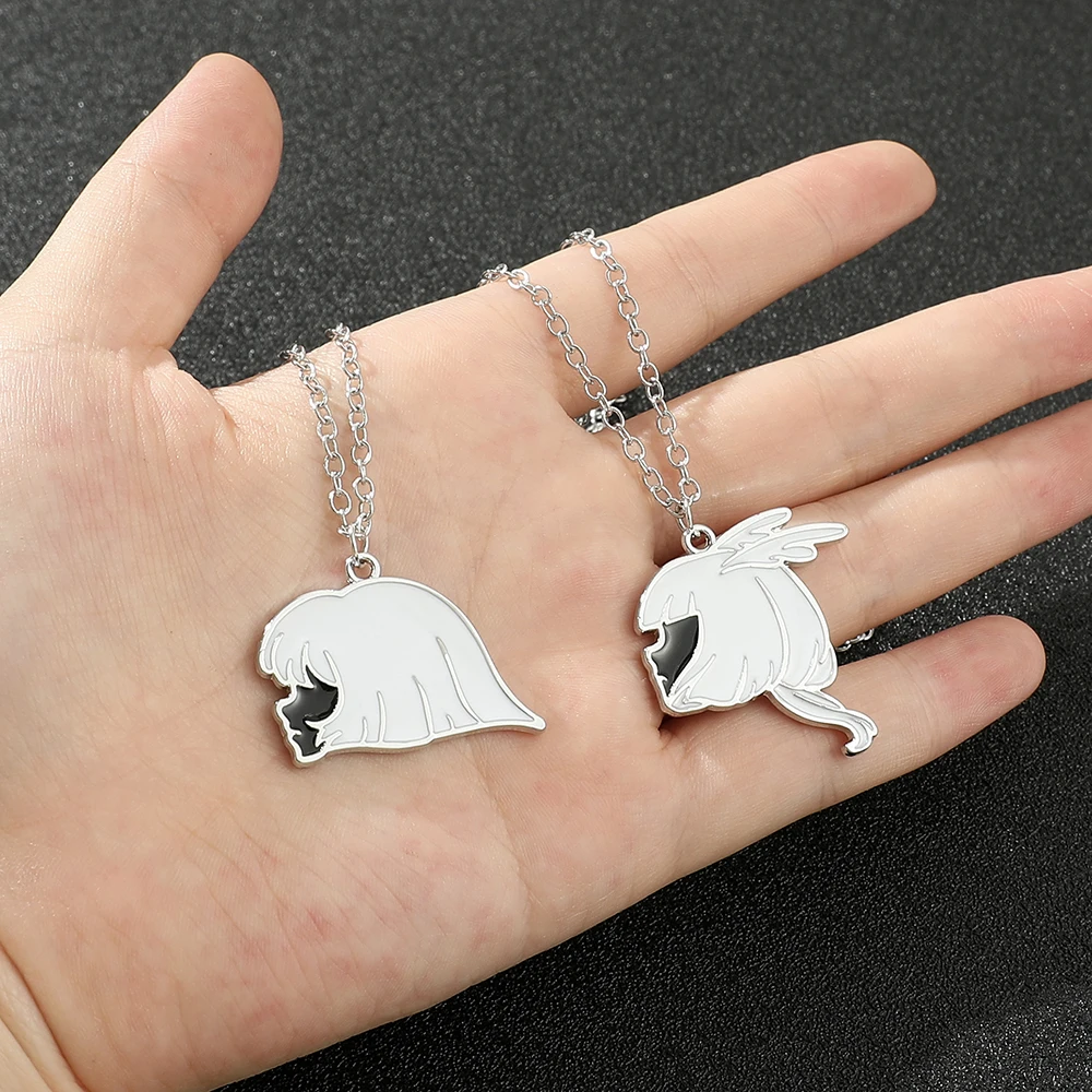 Metal Color: RED-BROWN, Length: 50cm, Ships From: CHINA - Game Sky Children Of Light Women Necklace Fashion Enamel Necklace Anime Monstrous Punk Necklace Charm Jewelry Party Accessories