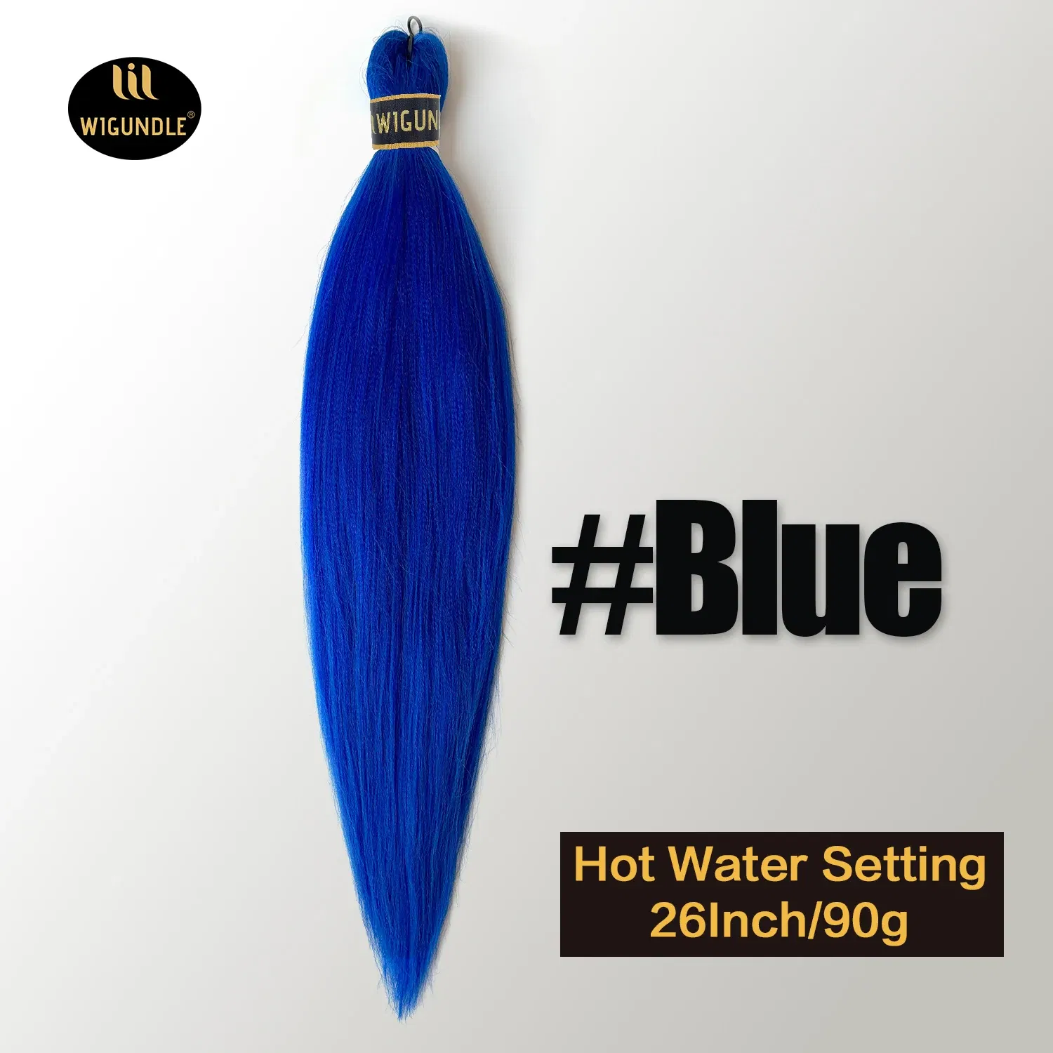 Color: #144, Stretched Length: 26inches, Bulk Buy: 3Pcs/Lot - Kanekalon 26inch Hot Water Set Pre Stretched Jumbo Braiding Hair Box Twist Braids Synthetic Hair Extensions For Women Soft Yaki