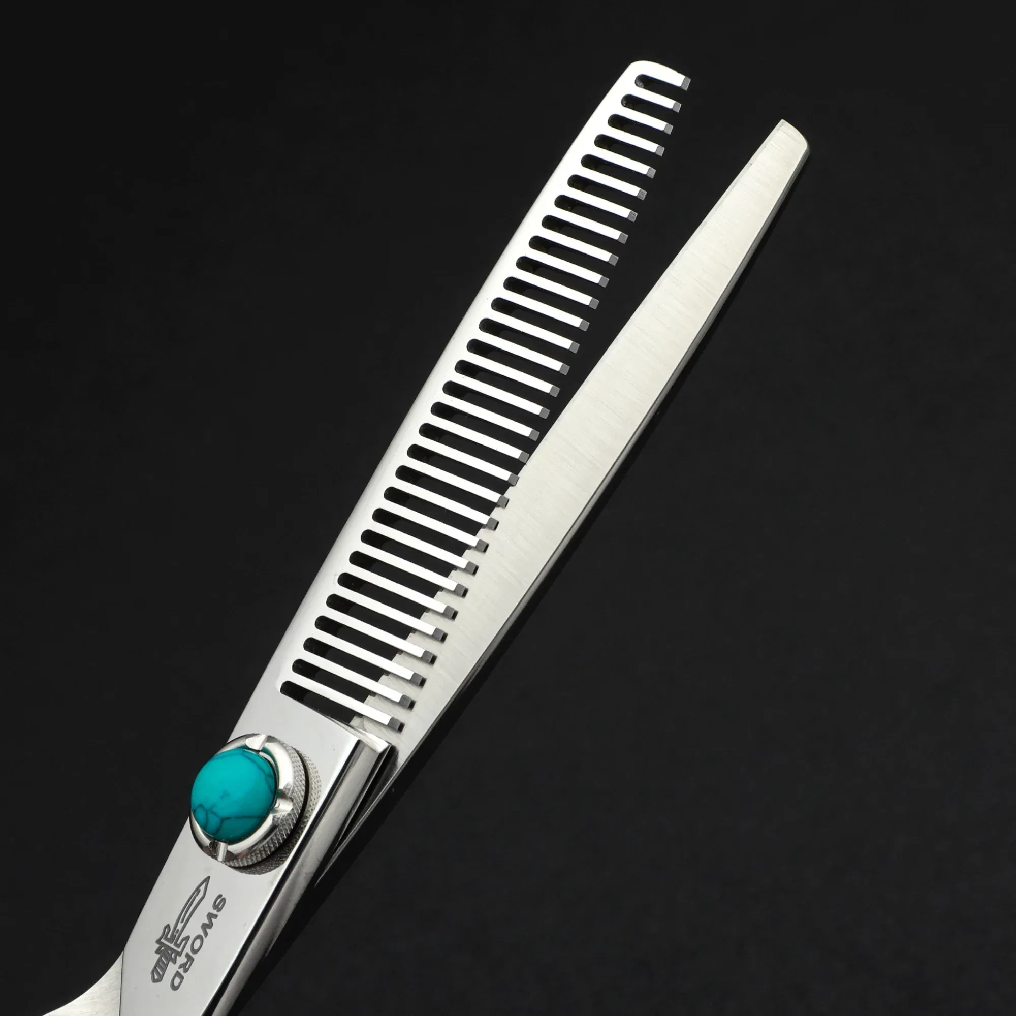 Color: Silver - MIZUTANI professional hairdressing scissors thinning shears 6-6.5-7 inch barber scissors VG10 steel Hair cutting machine