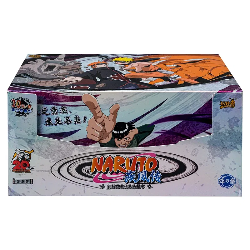 Color: TEN - Genuine KAYOU Naruto Cards Soldier Chapter All Chapters Complete Works Series Anime Character Collection Card Child Toy Set