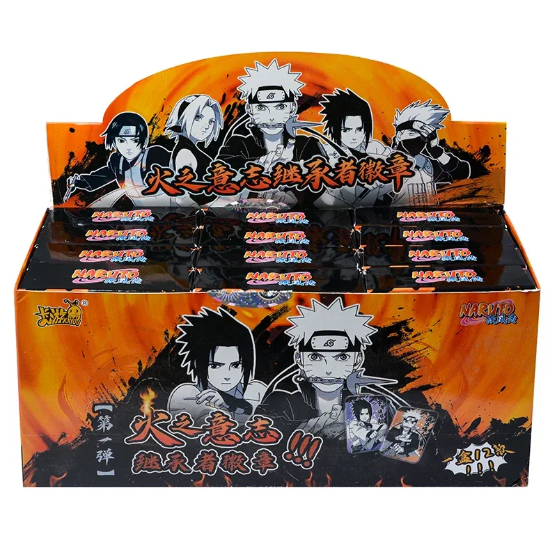 Color: TEN - Genuine KAYOU Naruto Cards Soldier Chapter All Chapters Complete Works Series Anime Character Collection Card Child Toy Set