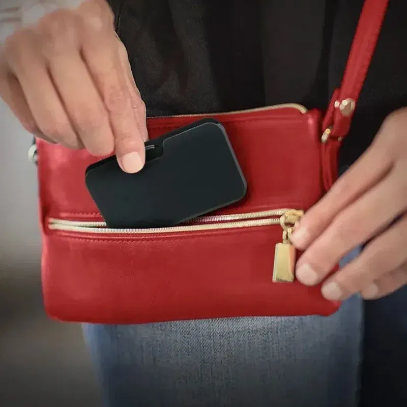 Frame Color: Red, Eye Prescription: +150 - Women Clip Nose Reading Glasses Anti Blue Light Presbyopic Glasses Men Portable Men's Eyeglasses Anti-Lost Legless Bezel + Case