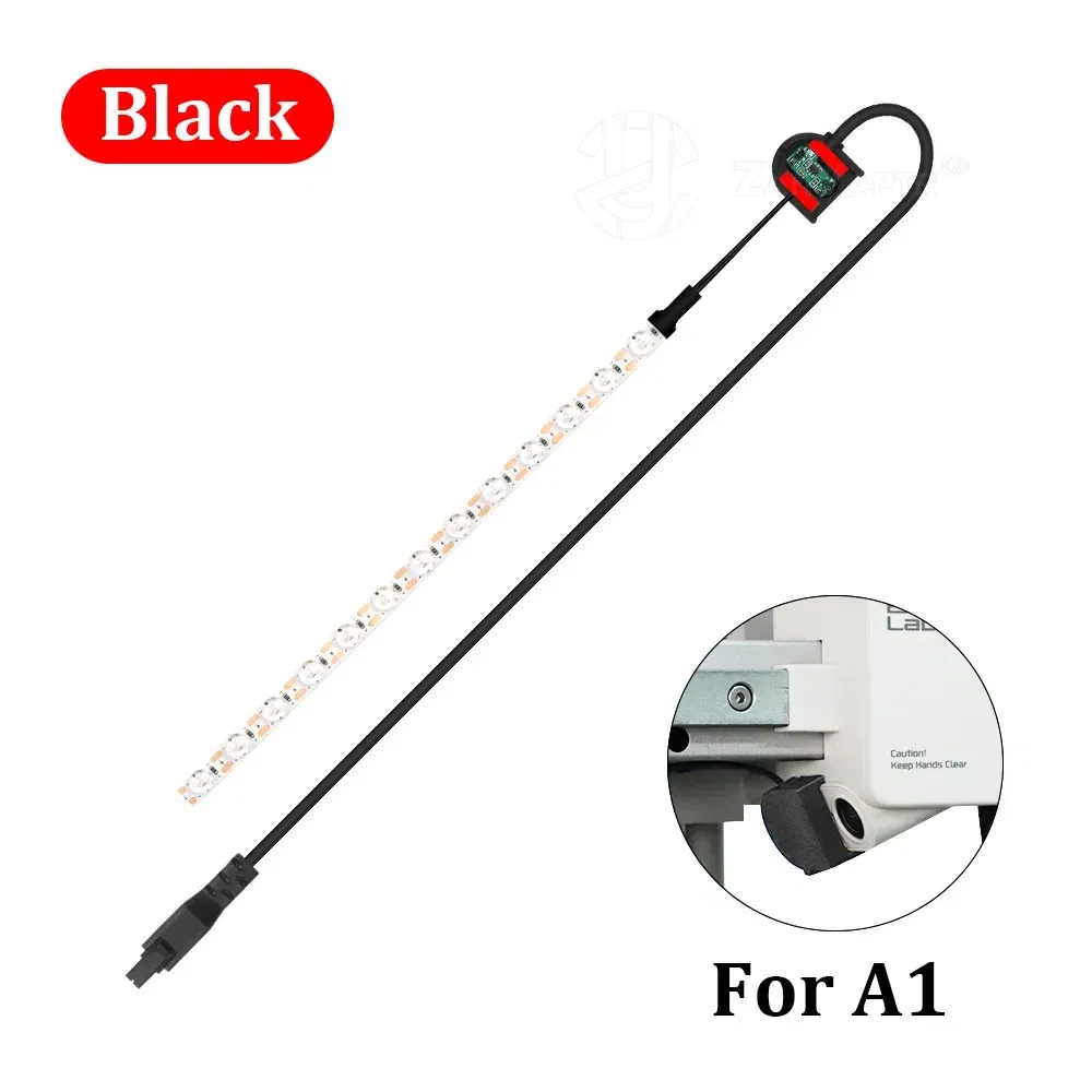 Color: Blue - For A1/A1 Mini LED Light New upgrade Induction control 6500K High Brightness Lighting Heat-Resistant Durability 3D printer