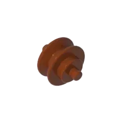 Color: green - Gobricks GDS-90004 Wheel Centre Small with Stub Axles (Pulley Wheel)  compatible with lego 3464 Assembles Building Blocks