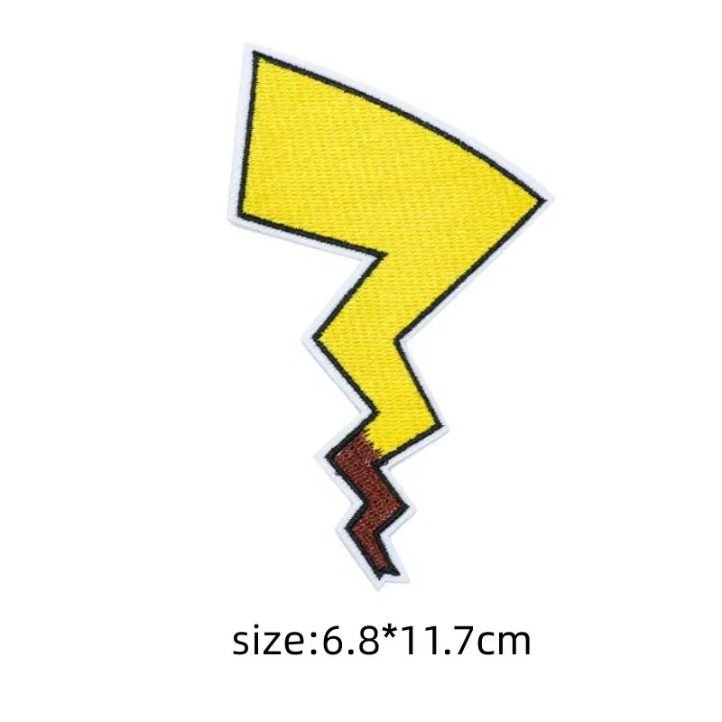 Color: PURPLE - Original Pokemon 3 style Gengar Patch DIY Badge Cloth Patch Embroidery Clothing bag sticker Down Jacket Denim Xmas Gift