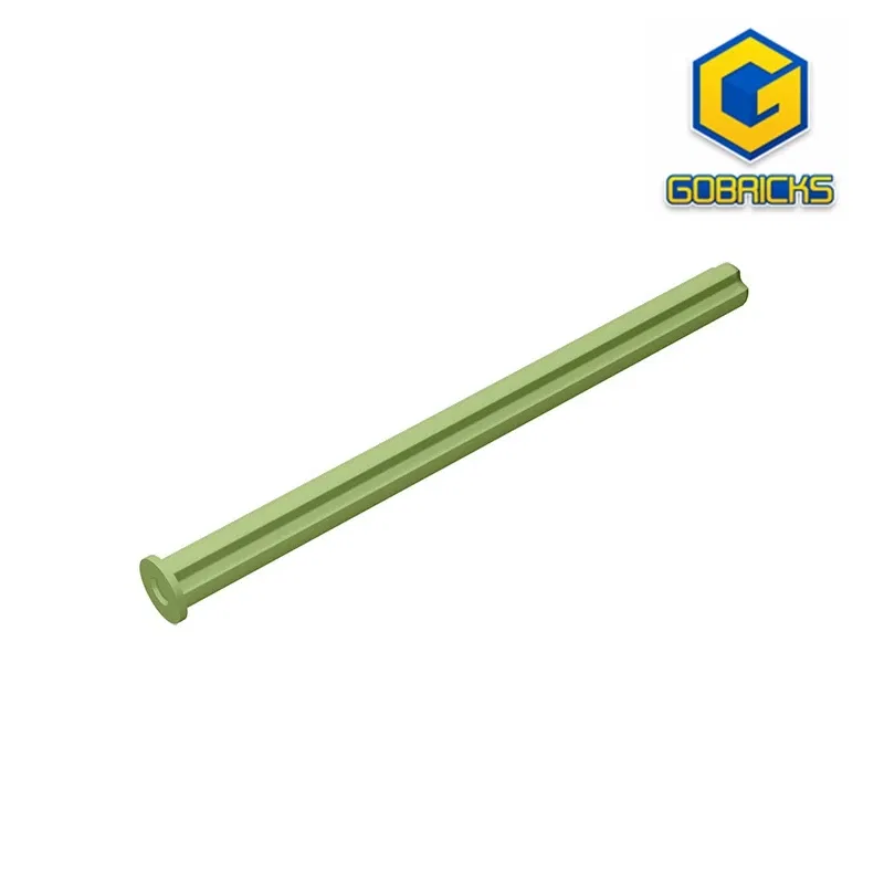 Color: green - MOC PARTS GDS-885 Technical, Axle 8 with Stop compatible with lego 55013  toys Assembles Building Blocks Technical