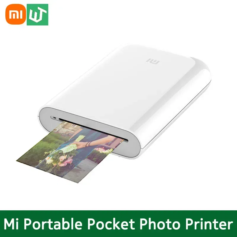 color: GRAY, Ships From: CHINA - Top Global Version Portable Pocket Photo Printer 300dpi Bluetooth-compatible DIY Share Smart Mobile Mini AR Printer