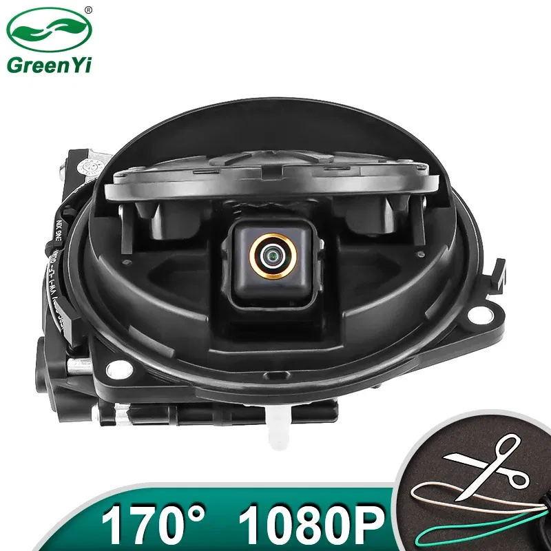 Color Name: Gold, Voltage: 12V - 170?° AHD 1080P Flip Emblem Rear View Reverse Backup Camera For VW Golf 6/7/8 Polo CC Beetle Magotan B6 B7 B8 EOS T-roc Passat