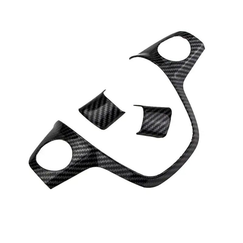 Color Name: Brown - ABS Car Steering Wheel Cover Sequin Trim Sticker for Ford Focus 3 Mk3 Kuga Escape 2012 2013 2014 2015 accessories