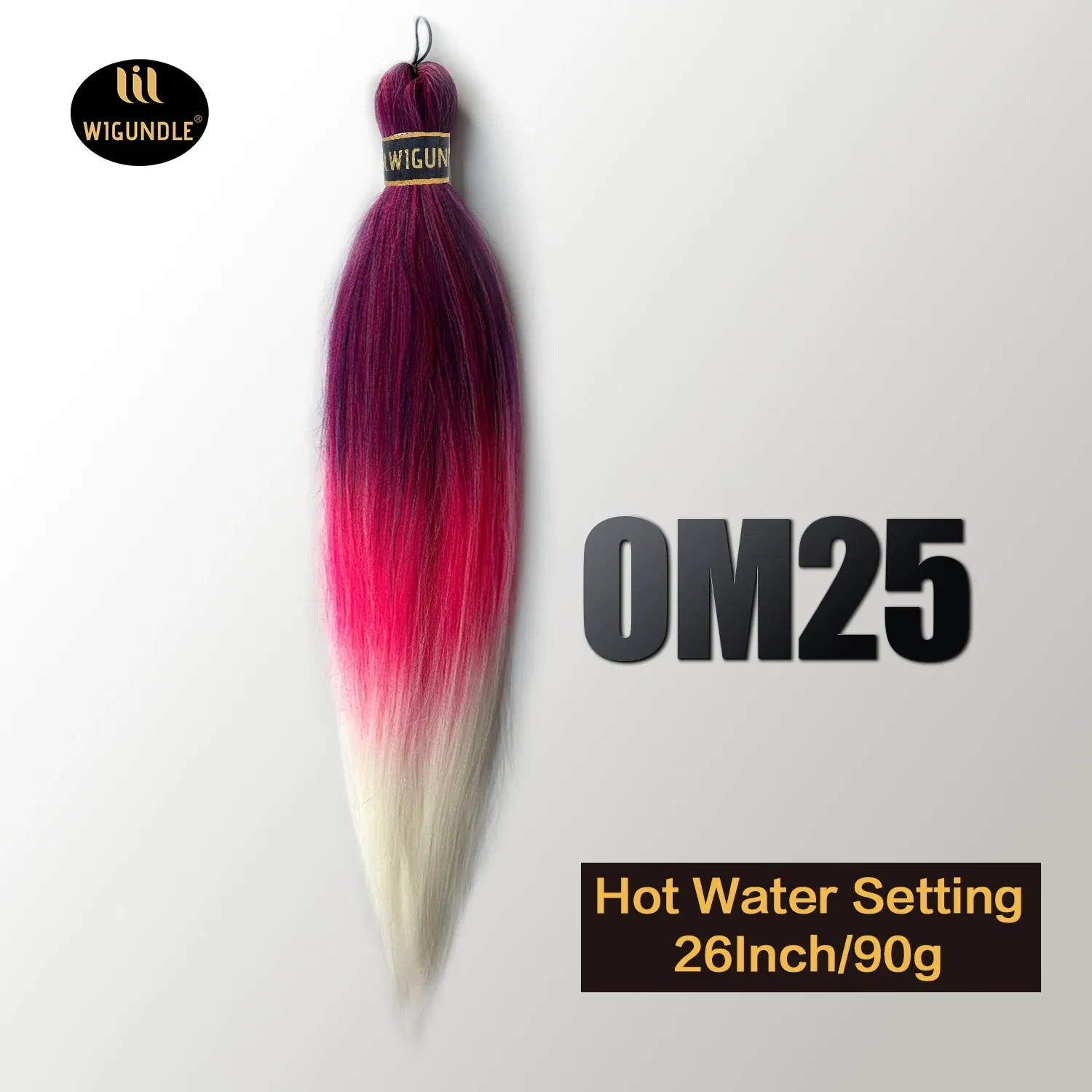 Color: #10, Stretched Length: 26inches, Bulk Buy: 3Pcs/Lot - Kanekalon 26inch Hot Water Set Pre Stretched Jumbo Braiding Hair Box Twist Braids Synthetic Hair Extensions For Women Soft Yaki