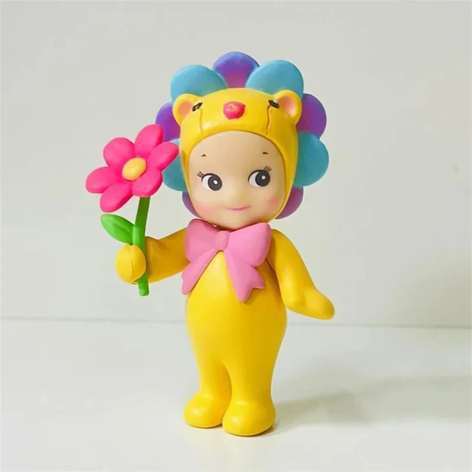 Color: GRAY - Sunshine Angel Party Angel Kids Christmas Birthday Gift Flower Gift Series Tide Doll Car Decoration Cute Blind Box