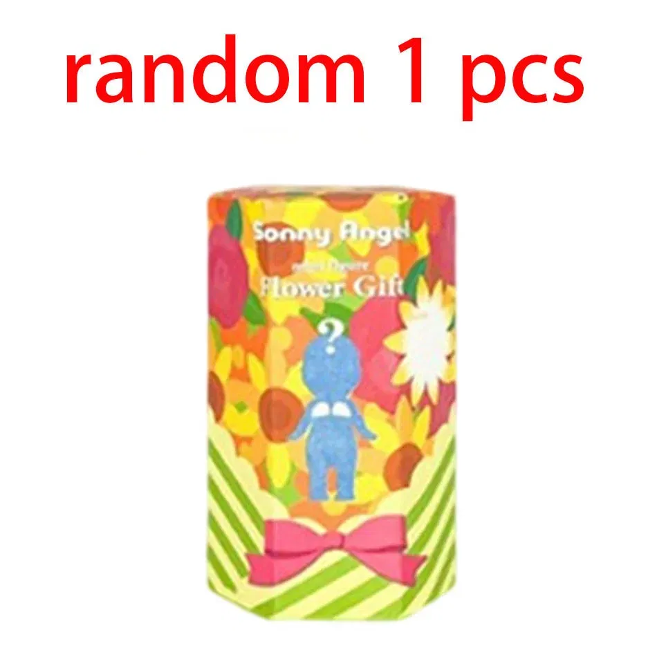 Color: GRAY - Sunshine Angel Party Angel Kids Christmas Birthday Gift Flower Gift Series Tide Doll Car Decoration Cute Blind Box