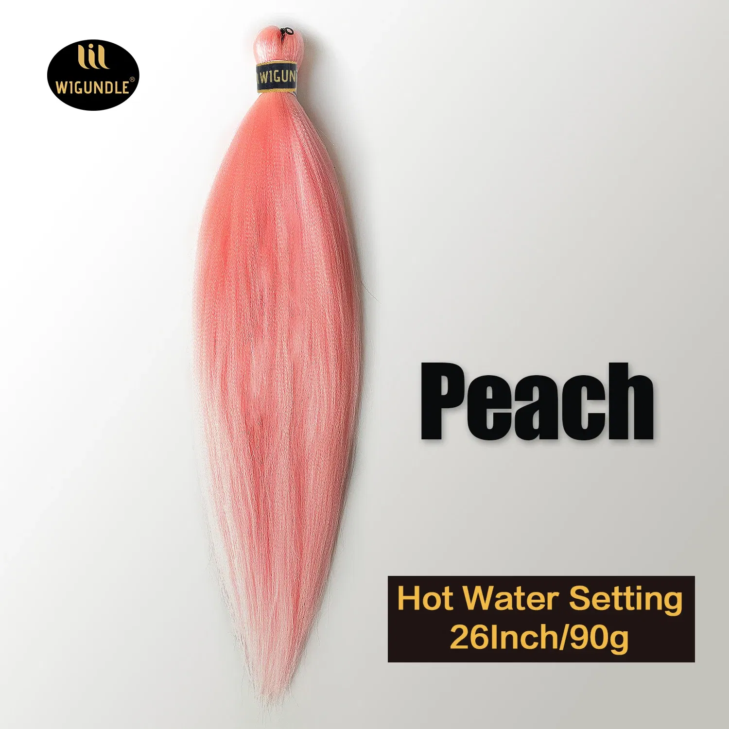 Color: P2/613, Stretched Length: 26inches, Bulk Buy: 3Pcs/Lot - Kanekalon 26inch Hot Water Set Pre Stretched Jumbo Braiding Hair Box Twist Braids Synthetic Hair Extensions For Women Soft Yaki