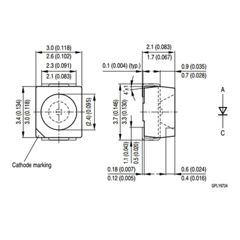 Emitting Color: green, Color Temperature: 3000K - 100pcsLED 3528 SMD Car Cluster Gauges Dashboard White Ice Blue Red Pink Green Red Instruments Panel Light Neo Wedge Bulbs