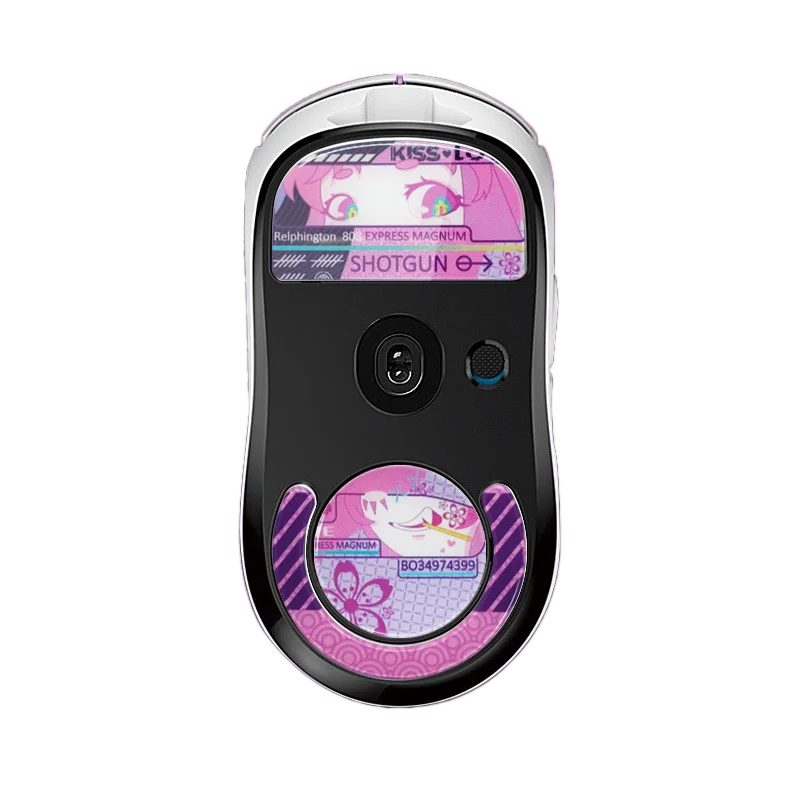 Color: Orange - So Cool Anti Slip Glass Mouse Skates Glide Feet Pad Mouse Feet Sticker For Logitech GPW2 G-pro GPW Glass Mouse Feet Gaming Mouse