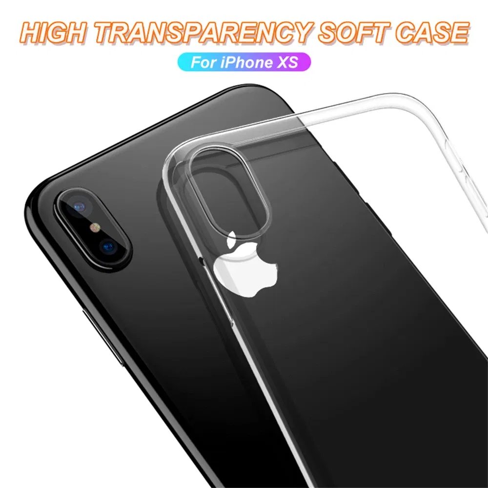 Material: NEOPRENE - Transparent Soft Case For iPhone 11 12 13 Mini 15 14 Pro XS Max Clear Silicone Case For iphone X XR 8 7 Plus SE 2020 Back Cover