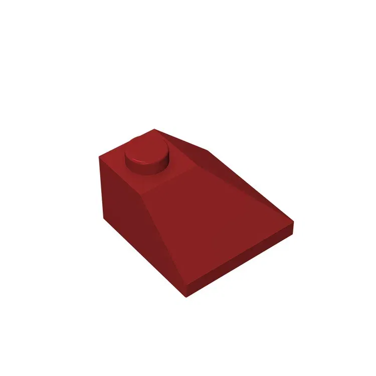 Color: Red - Gobricks GDS-621 CORNER BRICK 2X2/45 OUTSIDE compatible with lego 3045 children's toys Assembles Building Blocks