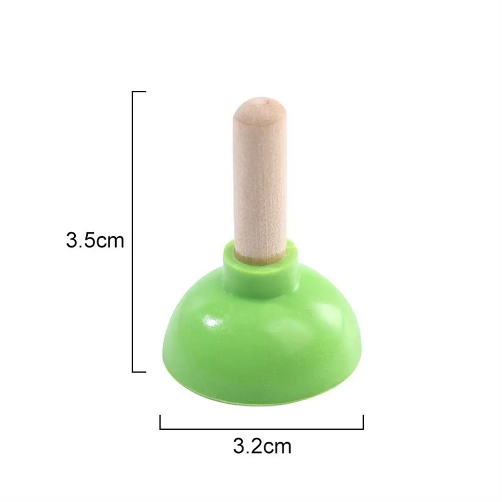Color: Sky Blue - Mini Colorful Toilet Shape Plunger Phone Holder Sucker Stand Tiny Plunger Magic Tricks Inspired Looking For Card Professional