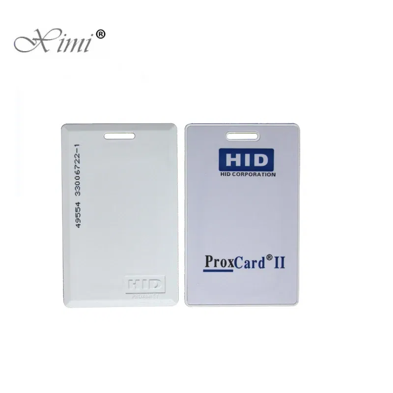 Color: Khaki - 26/37bit 125khz H-ID card Prox Clamshell 1326  Card RFID Rewritable Proximity Thick Writable Rewrite Access control rfid Card