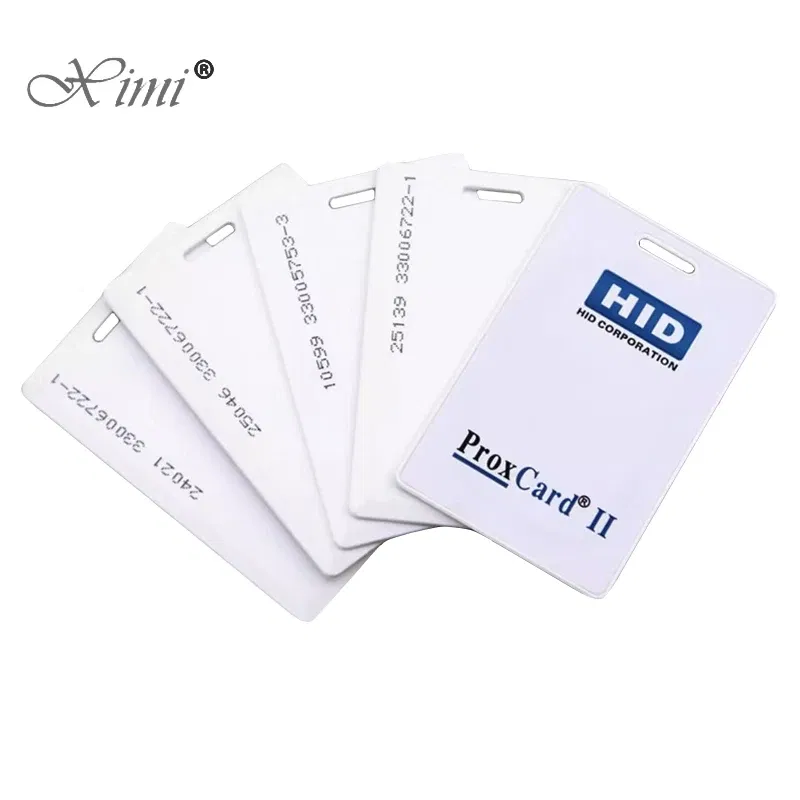 Color: Khaki - 26/37bit 125khz H-ID card Prox Clamshell 1326  Card RFID Rewritable Proximity Thick Writable Rewrite Access control rfid Card