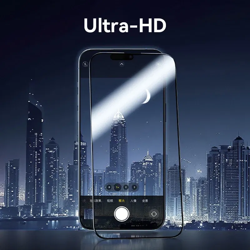 Bundle: Bundle3, Material: High Definition - Joyroom 1/2/3pcs Tempered Glass For iPhone 16 15 14 13 12 11 Pro Max Screen Protector For iPhone 16 Full Screen Protective Glass