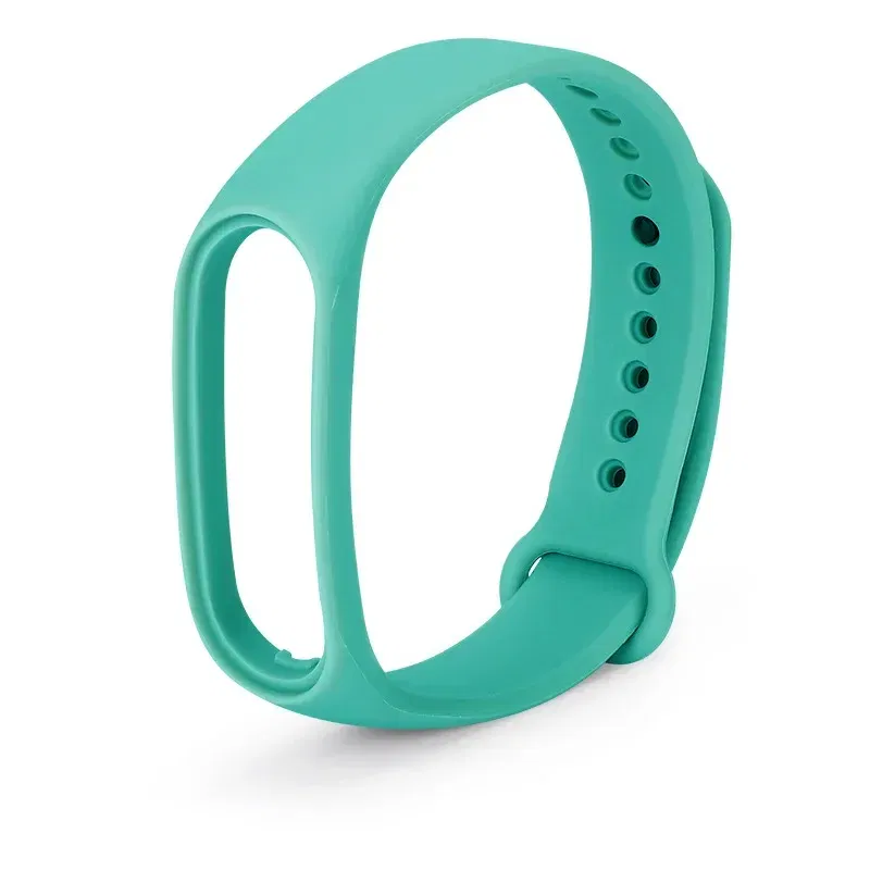Band Color: Blue Light Blue, Band Width: 18mm, Ships From: CHINA - Silicone Watch Strap For Xiaomi Mi Band 7 6 5 4 3 Wristband Bracelet Wrist Straps MiBand 3/4 band5 band6 Smartwatch Accessories