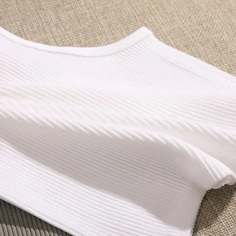 Size: M, Color: Black - Women's Yoga Vest Seamless Ribbed Knit Fitness Running Vest Sports Bra Vest Without Padding Women's Vest