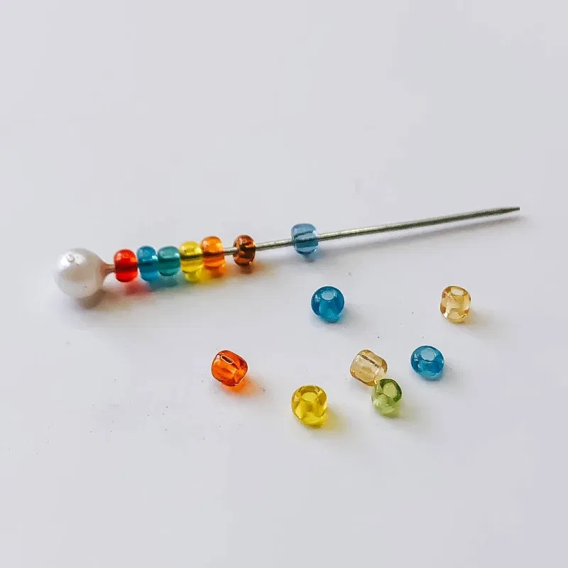 Color: Silver, Item Diameter: 3mm - 2mm 3mm 4mm Glass Seed Loose Beads Small Charms DIY Craft Bracelet Beads for Jewelry Making Supplies Necklace Accessories